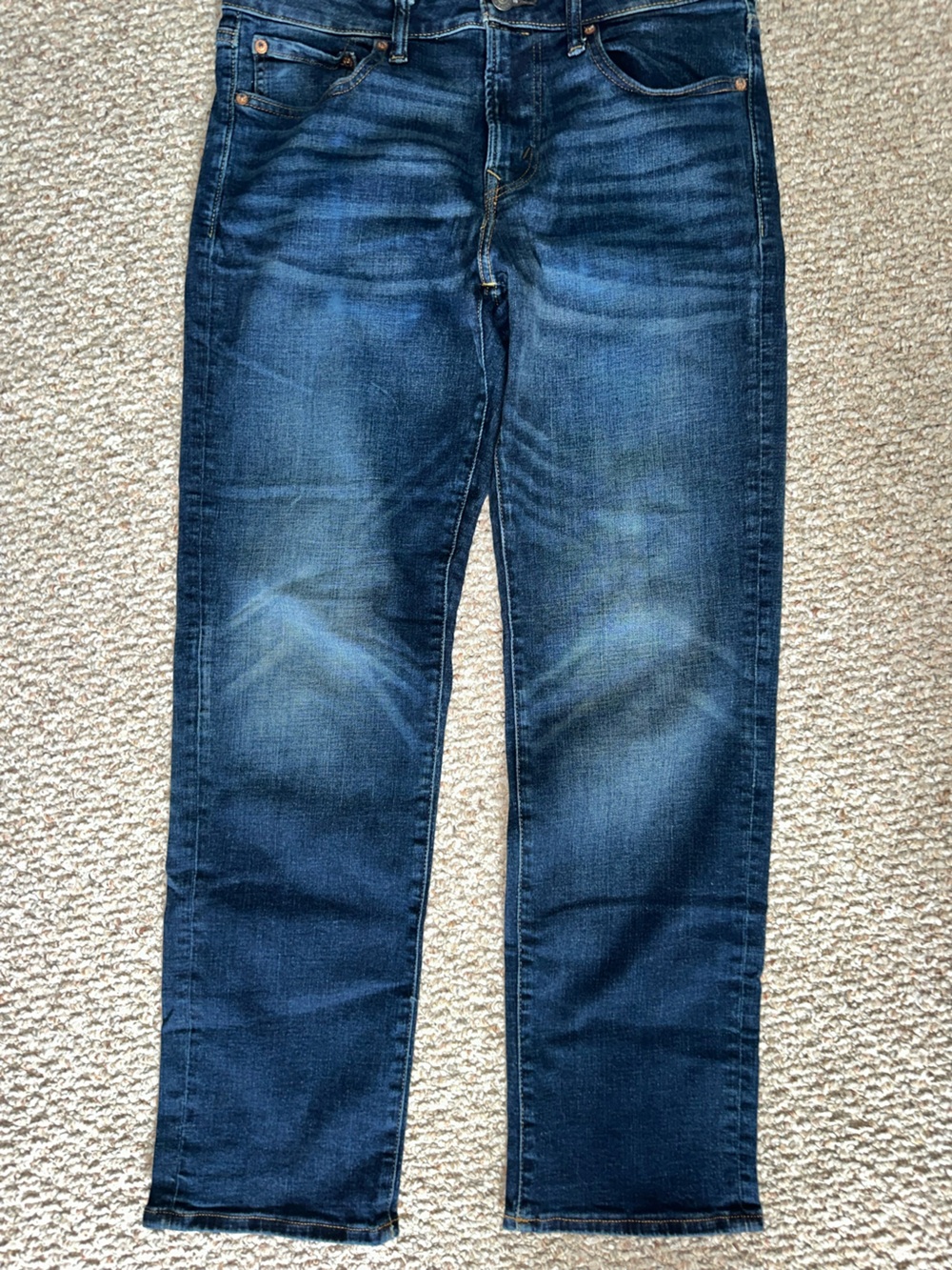 American Eagle Outfitters Dark Blue Straight Jeans